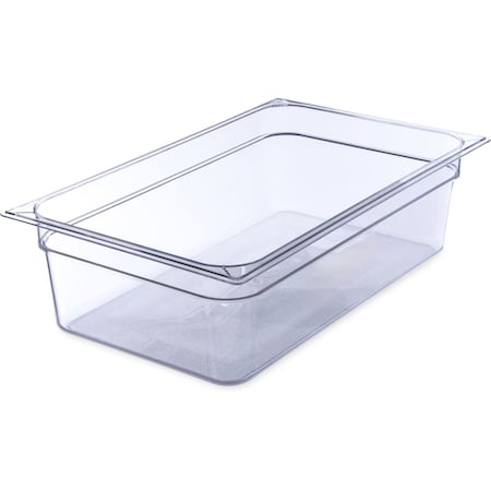 Carlisle Foodservice StorPlus Polycarbonate Food Pan, 19.4 qt, 12.5 x 20.75 x 6, Clear, Plastic 10202B07
